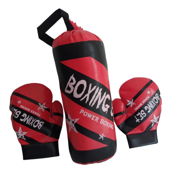 Gambar Mainan Anak Laki Sansak Tinju Boxing Samsak Set Edukatif - Boxing dari Toyuki undefined Tokopedia