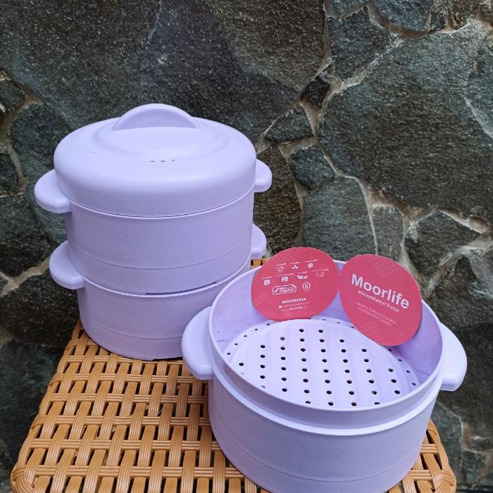 Gambar MOORLIFE MINI PISCA 3 SUSUN- KUKUSAN - STEAMER - dari haniftuppy_NEW undefined Tokopedia