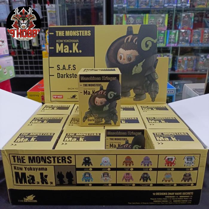 Gambar Blind Box - Pop Mart Labubu The Monster x Kow Yokoyama Ma.K - 1 set 12 Pcs dari 99'Hobby undefined Tokopedia