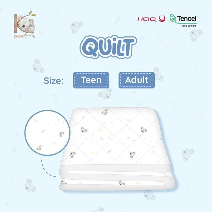 Gambar Kokoro Story Quilt Blanket Bed Cover / Selimut Dingin Dewasa Tebal Bedcover Cooling Blanket Motif Karakter Halus Lembut Bahan Tencel Pasti Ori - Teen, Regular dari Leoo Collection undefined Tokopedia