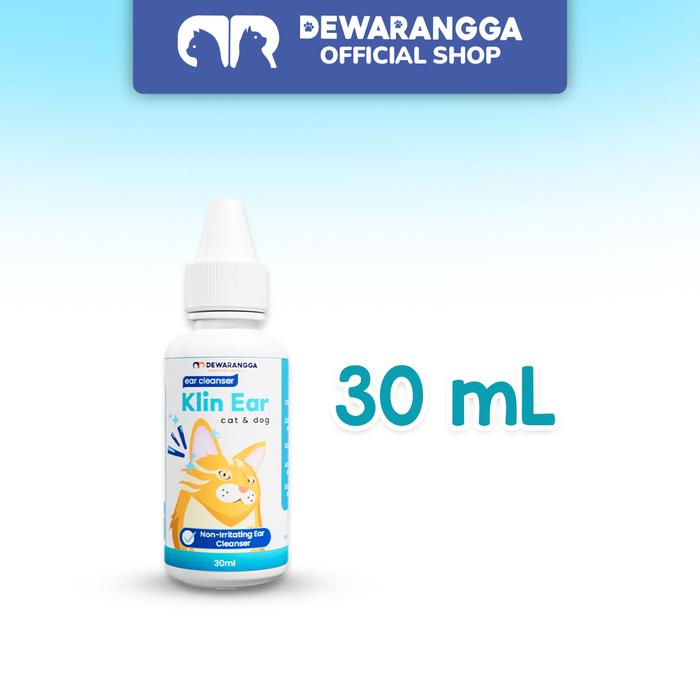 Gambar Pembersih Telinga Kucing Klin Ear Dewarangga - Ear Cleaner Kucing - 30ML dari Dewarangga Cattery undefined Tokopedia