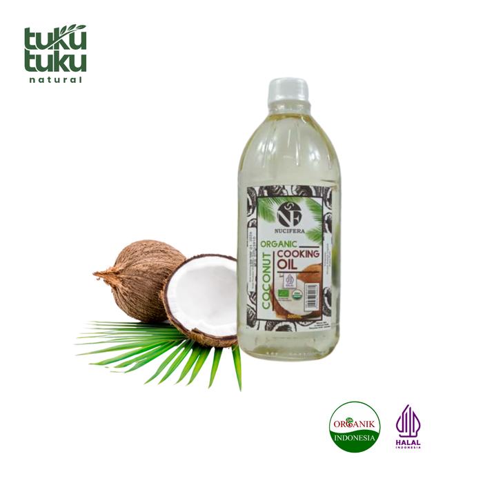 Gambar Organic Coconut Cooking Oil / Minyak Goreng Kelapa 1 Ltr - Nucifera Non GMO dan Tanpa Pengawet dari Tuku Tuku Natural undefined Tokopedia
