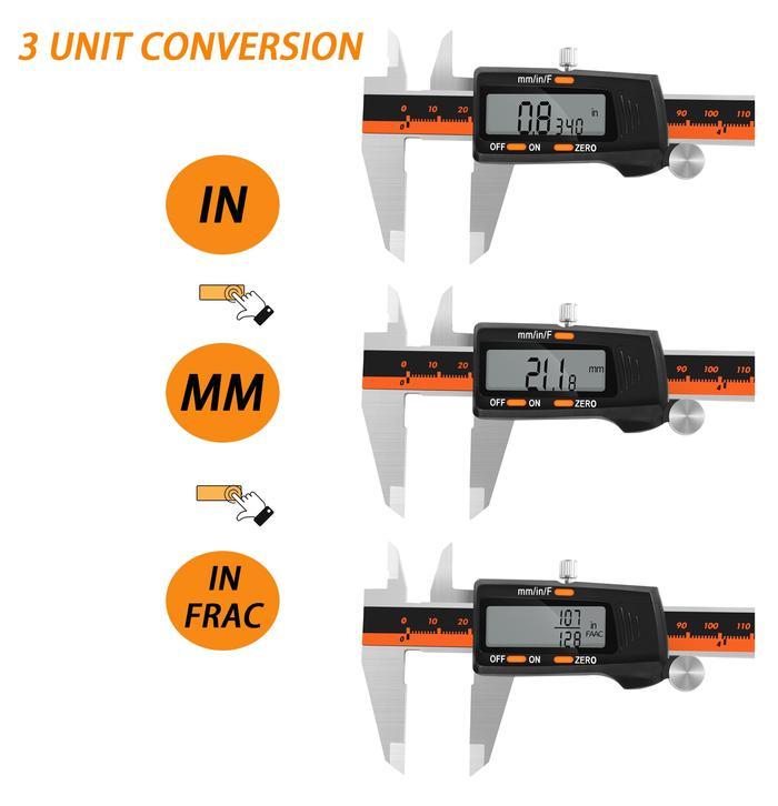 Gambar 6� 150Mm Metal Electronic Digital Caliper Stainless Steel dari Love Deep undefined Tokopedia