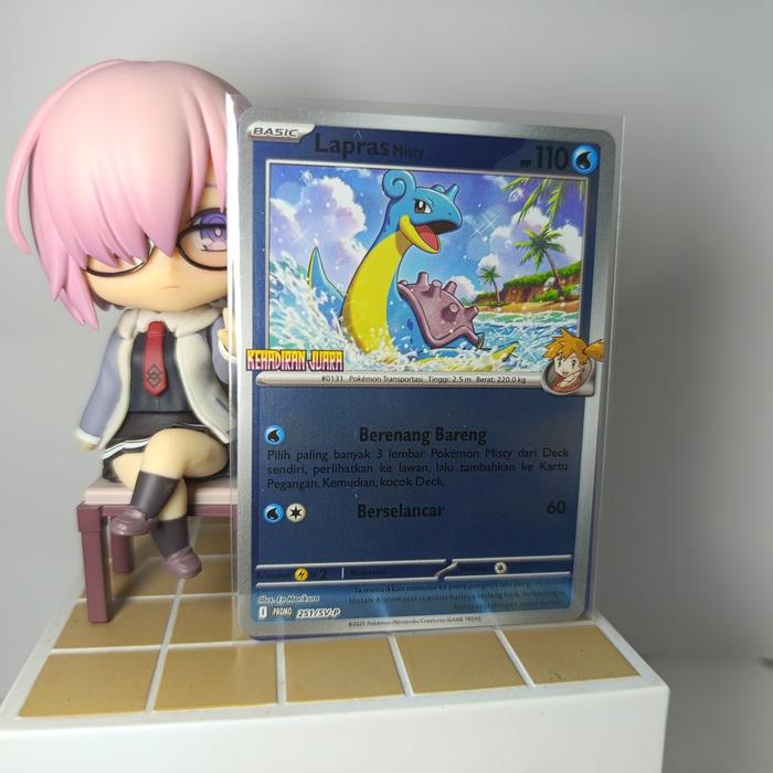 Gambar ORI Set 3 atau Satuan Kartu Pokemon Lapras Misty Gible Cynthia Cyndaquil Ethan Bonus Promo Set Spesial Kehadiran Juara Indomaret Poke Indonesia Foil Holo - Gible Cynthia dari Sebastian Shop 747 undefined 4 Tokopedia
