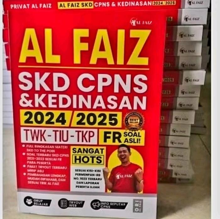 Gambar BUKU AL FAIZ SKD CPNS(KEDINASAN) 2024/2025 dari Megaabook undefined Tokopedia