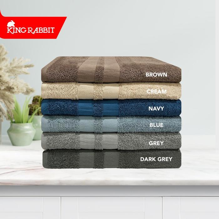 Gambar King Rabbit Luxury Bamboo Towel / Handuk Mandi uk 70x140 cm - Brown dari King Rabbit Sprei & Bed Cover undefined Tokopedia