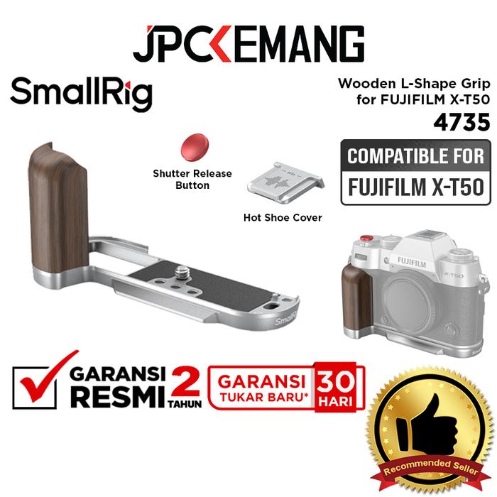 Gambar SmallRig Wooden L-Shape Grip for Fujifilm X-T50 L-Plate Mount Grip for Fuji XT50 Small Rig 4735 / 4784 Garansi Resmi - Silver 4735 dari JPC Kemang undefined Tokopedia