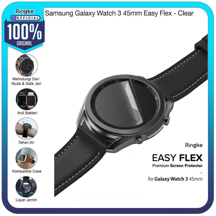 Gambar Screen Protector Ringke Compatible For Samsung Galaxy Watch 4 Classic  42mm, Galaxy watch 3 / 2  41mm - 42mm Tempered Glass Anti Gores PET HydroGel Premium Protector Layar Pelindung Bening Clear Pemasangan Mudah - 45mm-PET dari Official Ringke Partner Kota Administrasi Jakarta Utara Tokopedia
