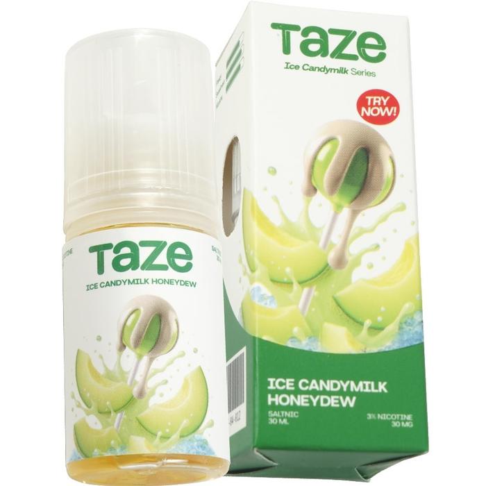 Gambar Liquid Vape Taze Ice Candymilk Honeydew Saltnic 30MG 30ML By Taze Lab dari Maroonvape undefined Tokopedia