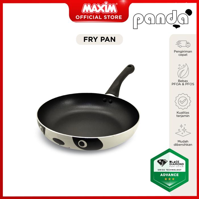 Gambar Maxim Panda Wajan Teflon Anti Lengket 24cm Frypan dari Maxim Kitchenware_NEW undefined Tokopedia