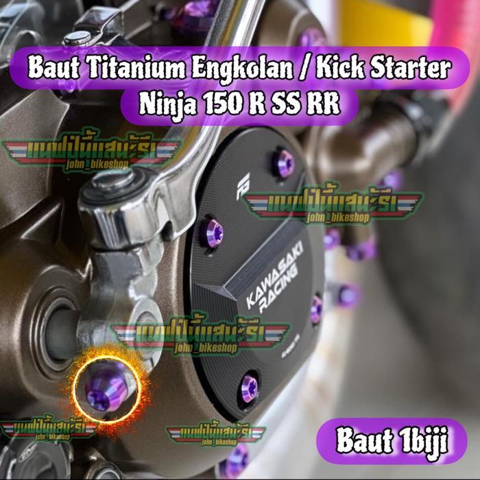 Gambar (Harga Satuan) Baut Probolt Titanium Stainless Engkolan Kick Starter Ninja 150 R Rr Kr Ss Gr5 Vietnam Heng Thailand Terlaris - Titan pink 1 dari hhuhhahh undefined Tokopedia