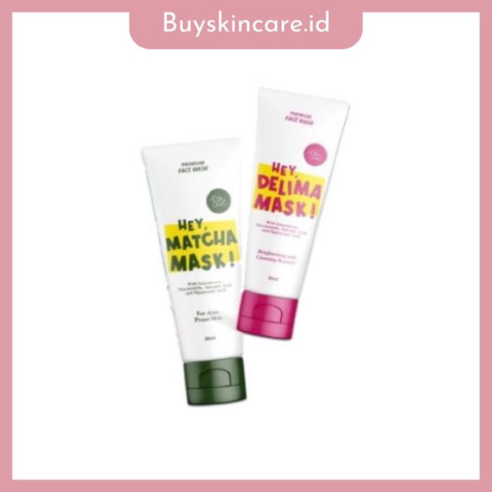 Gambar Clay Mask HeyGurl | Hey Delima Masker Hey Matcha Mask - Hey Matcha dari SIVALAGA undefined Tokopedia