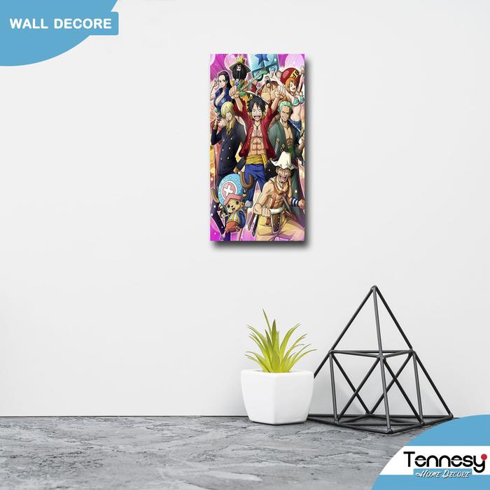 Gambar HIASAN DINDING WALL DECOR PAJANGAN POSTER DEKORASI KAMAR RUMAH ANIME KARTUN ONE PIECE - O17A dari Tennesy undefined Tokopedia