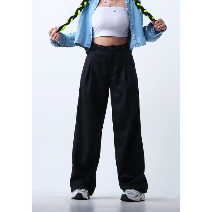 Gambar FOD Celana Loose Wanita Oddessa Black 43019F4BK -  S, Black dari FOD. undefined Tokopedia