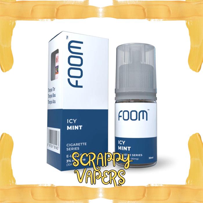 Gambar FOOM SALT NIC ICY MINT / MINT SHIVER 30MG 30ML BY FOOM 100% ORIGINAL dari scrappyvapers undefined Tokopedia