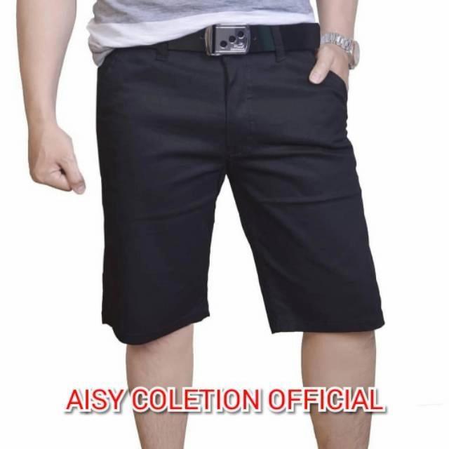 Gambar Celana Chino Pendek Pria Pieter Jackson Original Distro Surfing Size 2 - Hitam, 37/38 dari moon IVB undefined Tokopedia