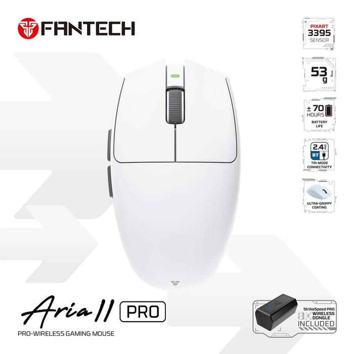 Fantech Aria II wireless gaming mouse with sleek design