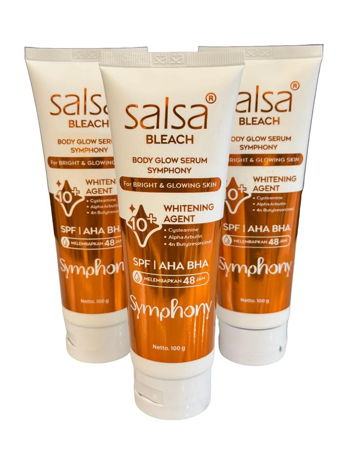 Gambar Salsa Bleach Body Glow Serum Symphony - Serum Pencerah Kulit Wangi dan Lembap 48 Jam dari LiLA Skincare jepara undefined Tokopedia