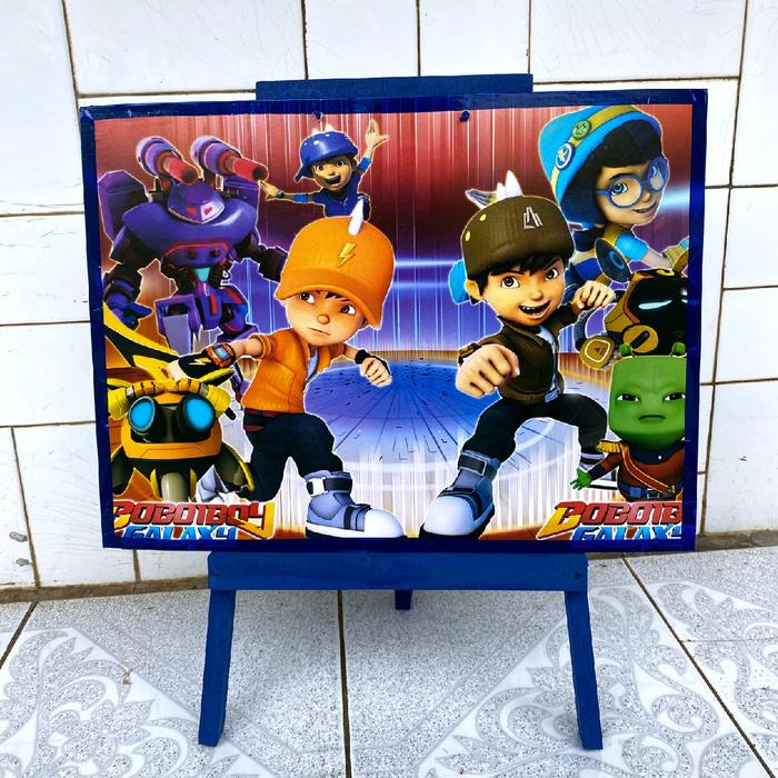 Gambar Papan Tulis Anak Ukuran 32x42cm Gambar Karakter//Whiteboard Gratis BUKU MEWARNAI , SPIDOL , PENGHAPUS - Karakter Boboboy dari Romo Projeck undefined Tokopedia