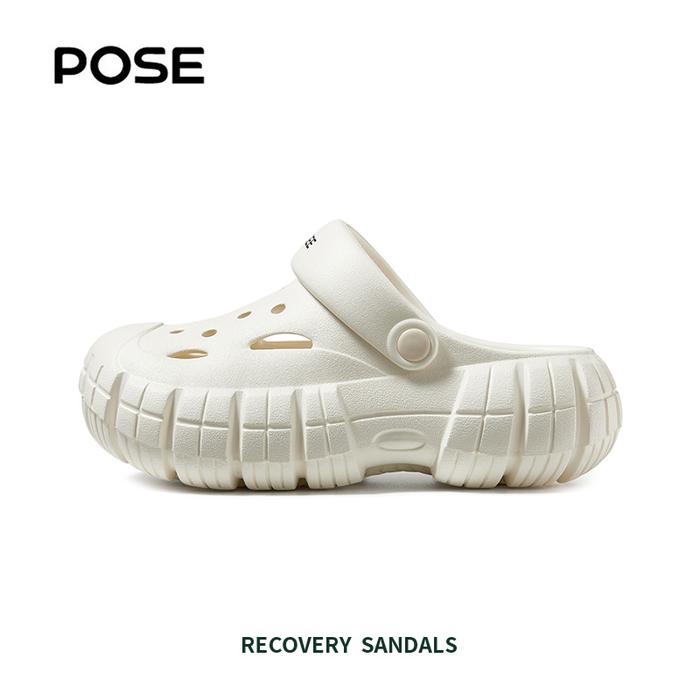 Gambar 【Gratis Ongkir】POSE Pioneer Clogs Sandal  Anti-selip, nyaman, breathable, sol tebal yang dapat menambah tinggi badan. Cocok untuk penggunaan dalam & luar ruangan, ideal untuk bepergian. Unisex (pria & wanita), desain santai dan stylish. Kode: P2244628 - Putih, 42-43 fit 26.5cm foot dari POSE Shoes IDN undefined Tokopedia