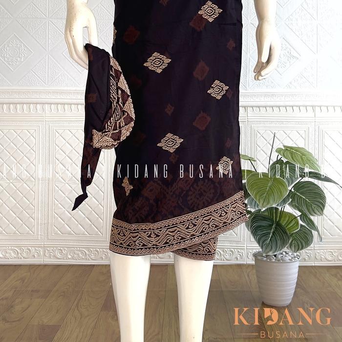 Gambar Saput Udeng Bordir | Saput Bali Bordir Songket Murah | Set Saput Udeng Bali Dewasa - Hitam dari Kidang Busana_NEW undefined Tokopedia