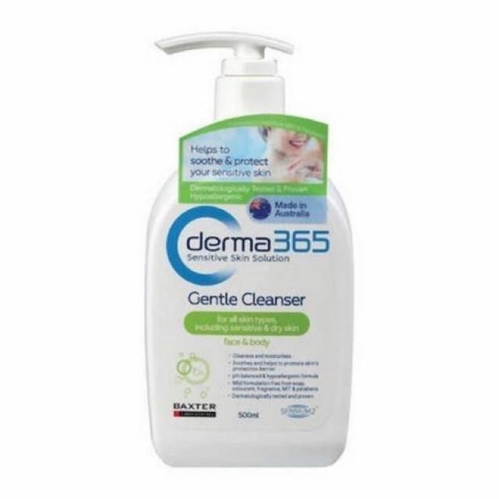 Gambar (ready stock) derma 365 gentle cleanser 100ml | 500 ml - 500ml dari Narnia Jastip undefined Tokopedia