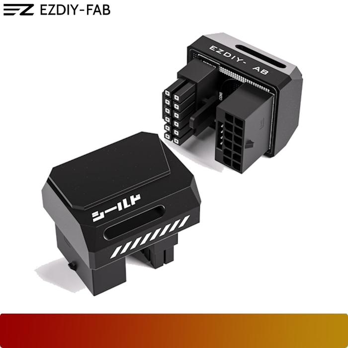 Gambar EZDIY-FAB Shirudu 12+4P STD GPU Adapter 180 - Black dari Nano Komputer Kota Administrasi Jakarta Pusat Tokopedia