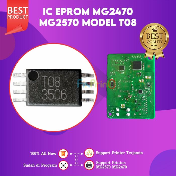 Gambar FixPrint IC Eprom Eeprom MG2570 Resetter Reset Mainboard Printer MG2570s - T08 - NEW MODEL dari SEPRAITERRBARU undefined Tokopedia