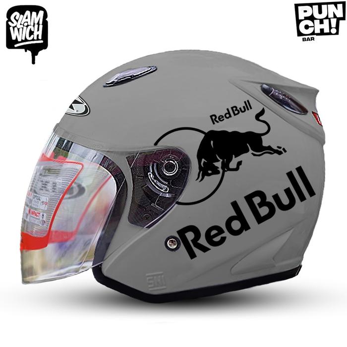 Helm INK Centro KW SNI Red Bull Gorilla Grey