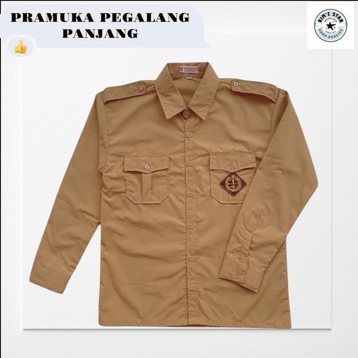Gambar Seragam Pramuka SMP SMA Panjang Laki-laki Perempuan Baju Pramuka Penggalang Lengan Panjang Bahan Oxford  Bet Bordir - 13 dari Bim’z Star undefined Tokopedia