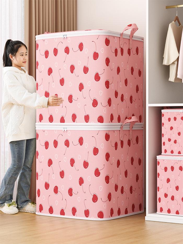 Jual Large capacity clothing storage bag Portable clothing quilt