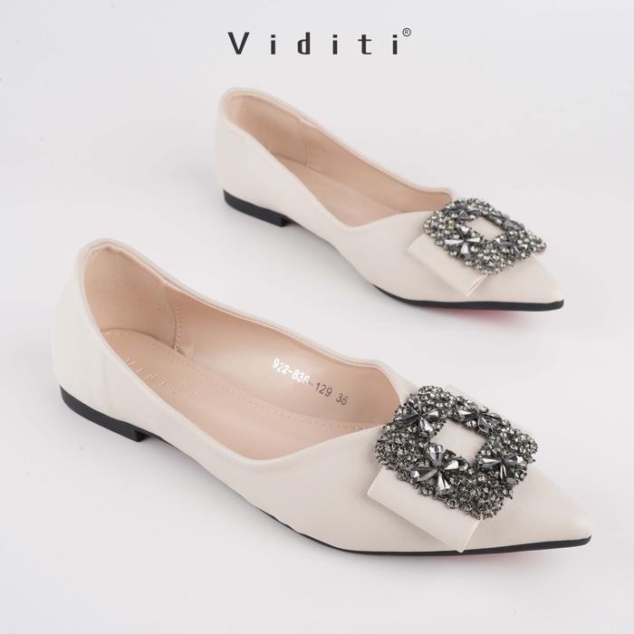 Gambar Viditi Popy Flat Shoes Sepatu Import Wanita | Kerja | Kuliah | Wisuda | Pesta | Kantor - APRICOT, 36 dari viditi undefined Tokopedia