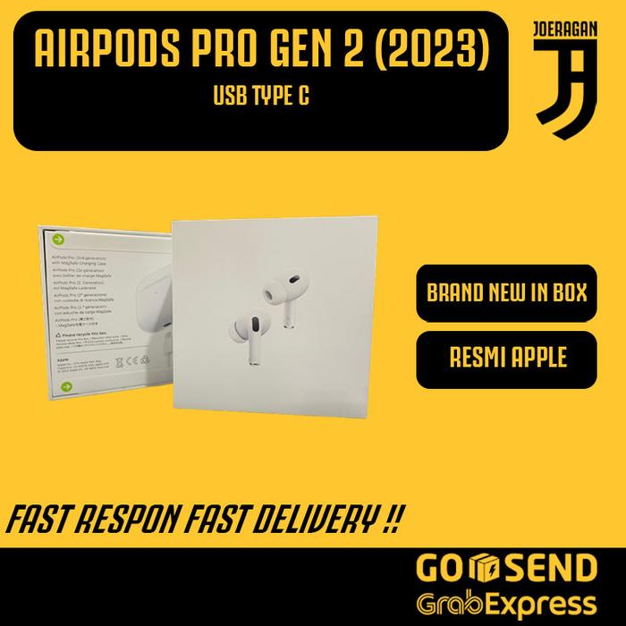 Gambar Apple Airpods Pro 2 2nd Gen 2023 USB C Magsafe Charging Case - USB C 2023 dari Joeragan Digital_NEW undefined Tokopedia