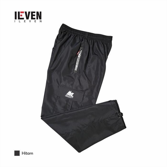 Gambar Celana Training Jogger Cargo Pria Wanita - Celana Gunung Trackpants Parasut - Hitam, XL dari Ileven Id undefined Tokopedia
