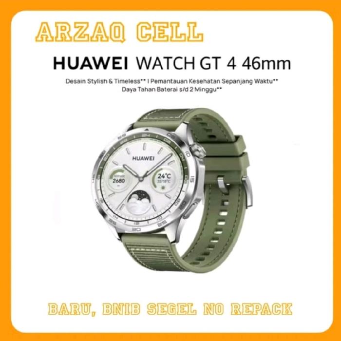 Gambar HUAWEI Watch GT 4 Smartwatch - Green dari ARZAQ CELL undefined Tokopedia