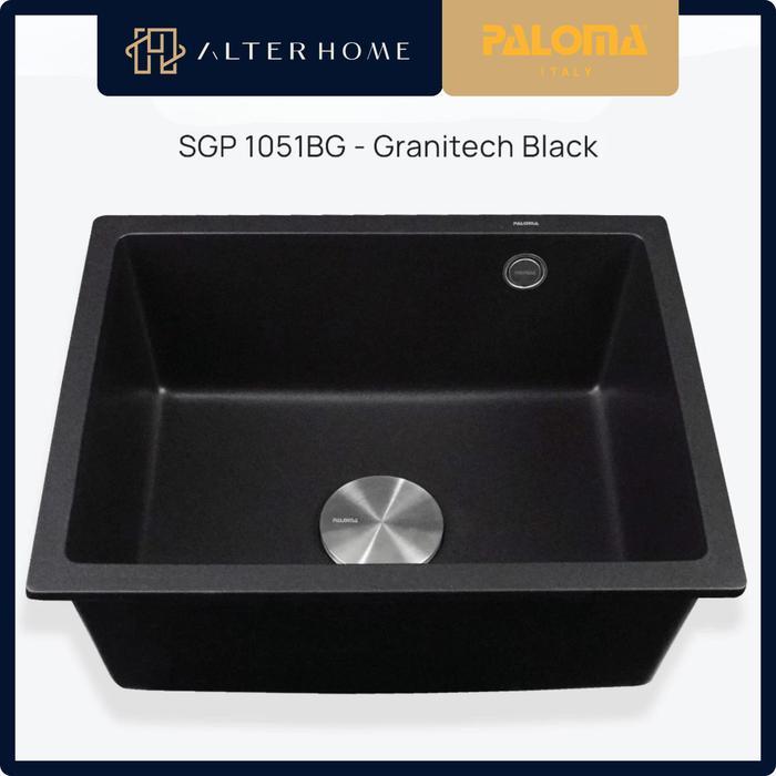 Gambar Paloma Kitchen Sink Tipe Sgp 1051 | Bak Cuci Piring Dapur Granitech 1 Bowl Topmount Undermount Flushmount - SGP1051BG dari NAMESISA SHOP undefined Tokopedia