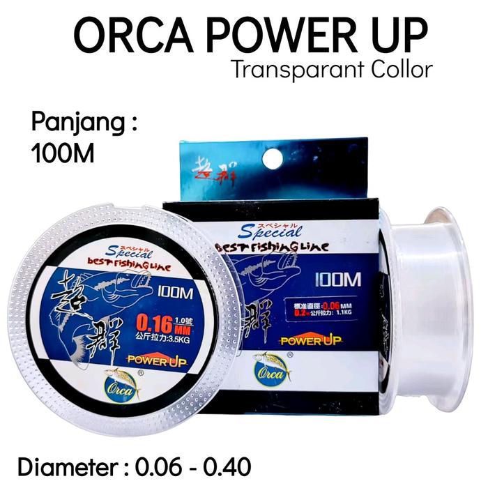 Gambar Senar Orca Power Up clear - 0.14 dari Toko burung grojokan undefined Tokopedia