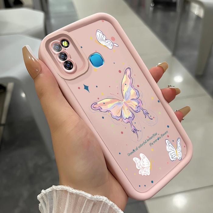 Gambar Casing Hp untuk Infinix Smart 5 Smart 6 Ram 3 Hot 10 Lite Case Kartun Lucu silikon lembut kupu-kupu Daffodil Cassing Handphone Sofcase Soft Kesing Silicone Cover Phone Case - Gaya1, Infinix Smart 5 dari Finmale undefined Tokopedia