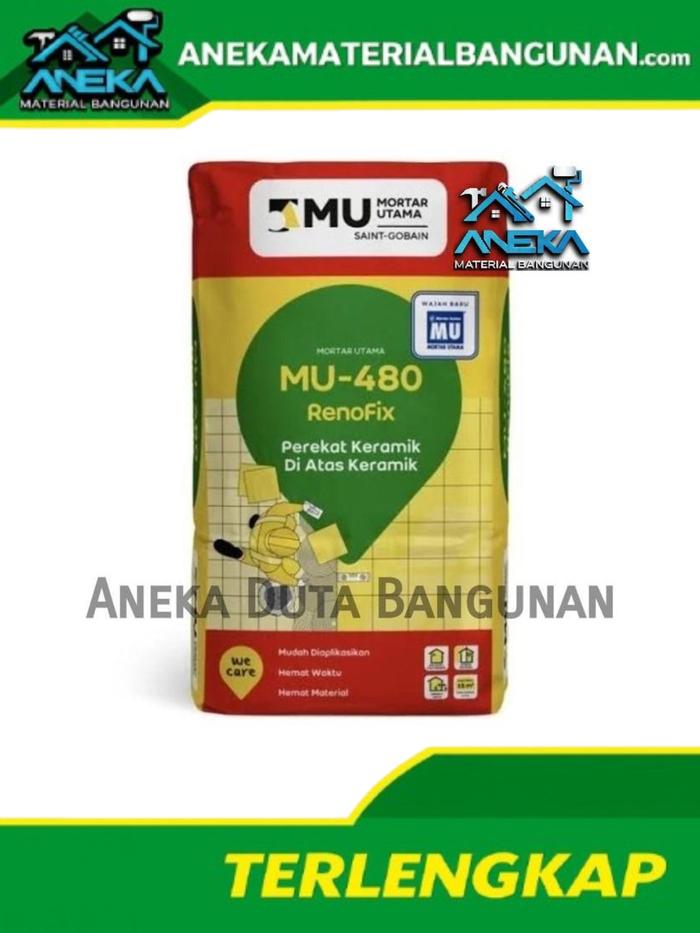 Gambar ANEKA MU-480 RENOFIX Perekat Keramik Di Atas Keramik 25kg (BATAM) dari Aneka Batam undefined Tokopedia