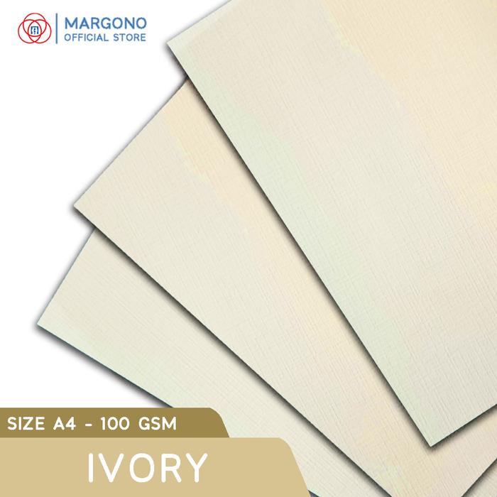 Gambar Margono Kertas Warna A4 Linen Holland Cherry Red Merah / Ivory / White Putih Quarto 200 gsm - 20 Lembar - Ivory - 100 gsm dari Margonopaper Kota Semarang Tokopedia