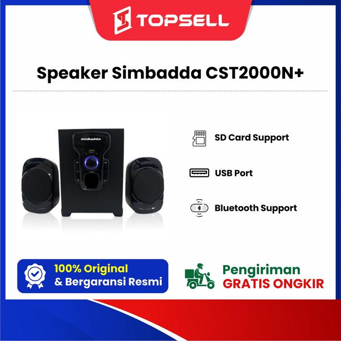 Gambar Simbadda Speaker CST 2000N+ Music Player,BLUETOOTH, USB,MMC & RADIO FM - Putih dari TOPSELL OFFICIAL undefined Tokopedia