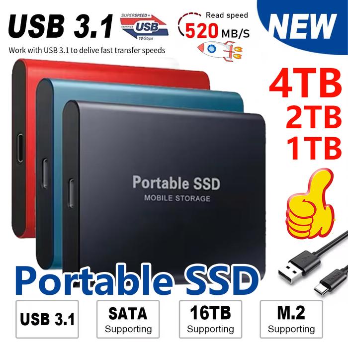 Hard Disk 1tb Ssd For Pc Sandisk Extreme Portable SSD 1TB Fast