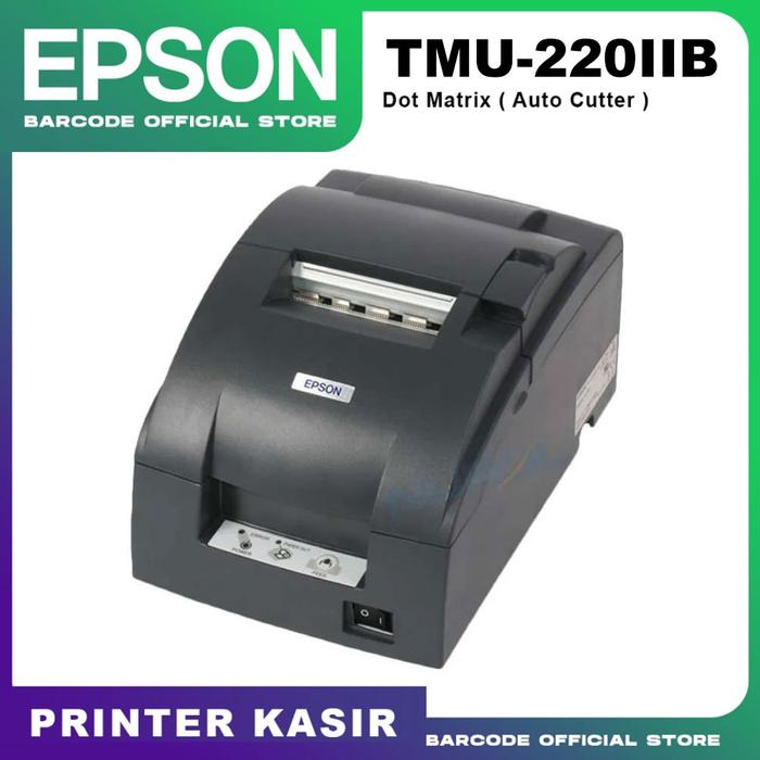 Gambar Printer POS Struk Dot Matrix Epson TMU220B - TMU 220 B - 220B Auto Cut - TM-U220IIB USB dari Barcode Store Solutions undefined Tokopedia