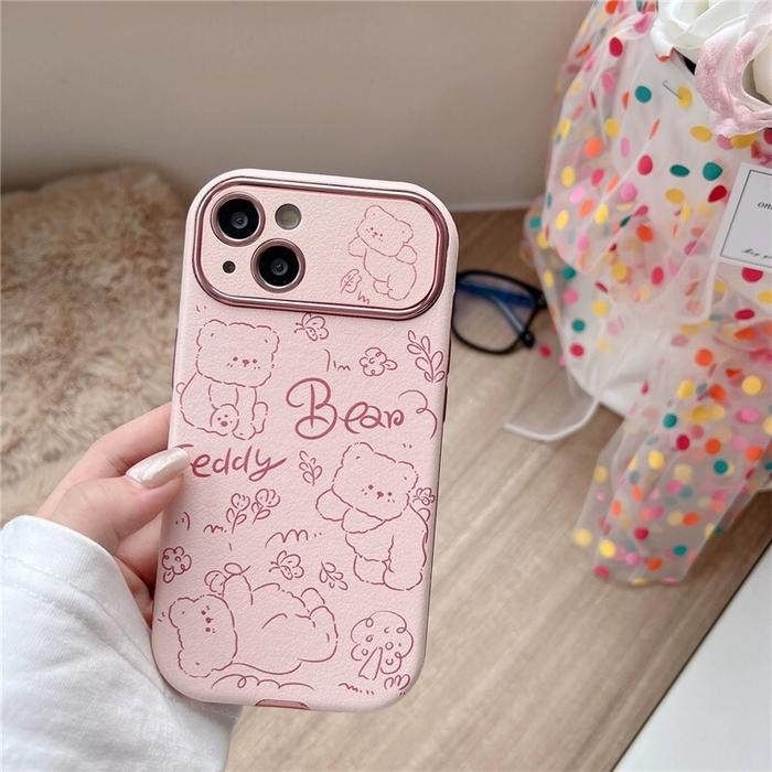 Gambar PINK TEDDY BEAR CASE IP 15 14 13 12 11 - IP 15 PRO MAX dari Windowshoppingid_NEW undefined Tokopedia