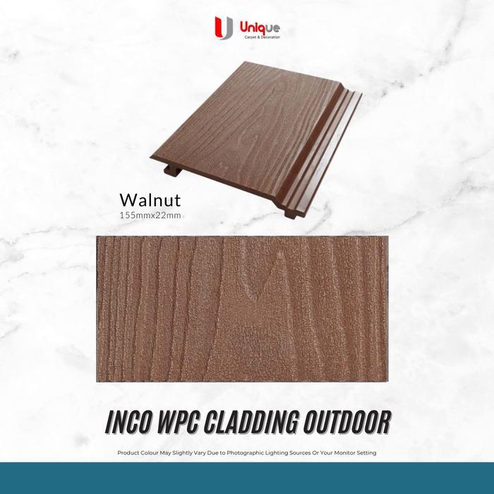 Walut Cladding Jual WPC Cladding Outdoor Panjang 290cm / Ceiling INCO Untuk Dinding ...