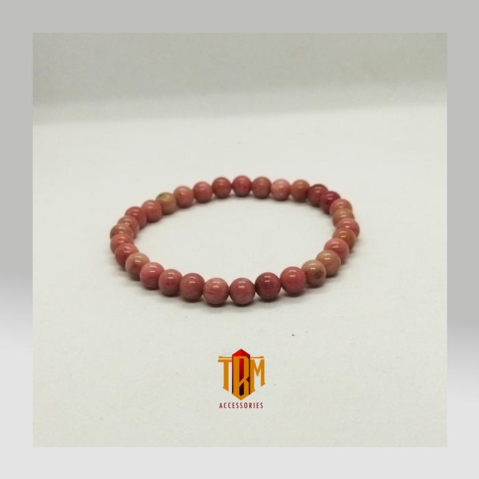 Gambar gelang rodonit premium batu alam natural bracelets - dim 6 dari TBM Accessories undefined Tokopedia