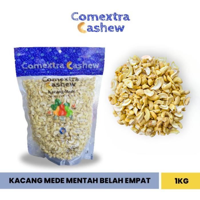 Gambar LWP Belah Empat Premium Kacang Mede Mentah 1 Kg - Sulawesi Cashew Kernel Mente - BELAH EMPAT dari Comextra Cashew Official undefined Tokopedia