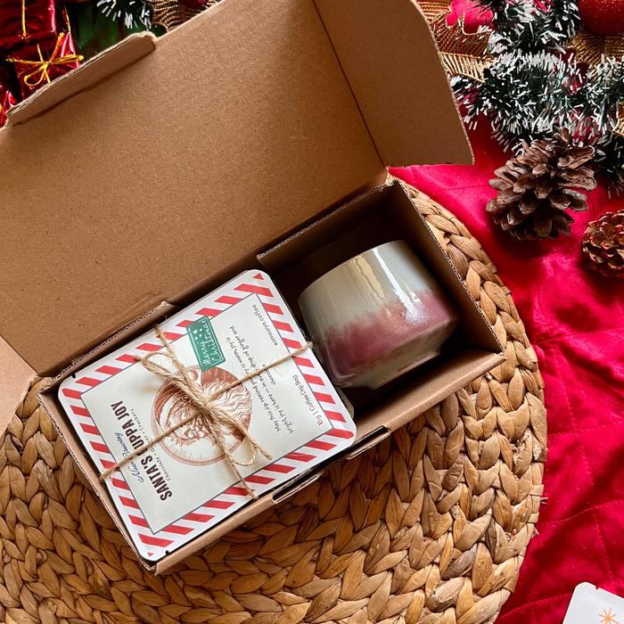 Gambar [Christmas & New Year Edition] Hampers 5/10 pcs Coffee Drip+Mug Keramik Estetik | Hadiah Natal Tahun Baru - Pink-White, 10 pcs Coffee Drip dari Kopi Om Surya undefined Tokopedia