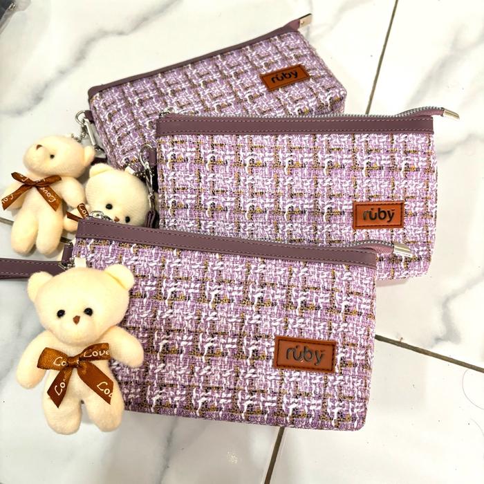 Gambar RUBY - BIA POUCH BY RUBY - Dompet wanita bahan premium - LAVENDER dari Local Ruby undefined Tokopedia