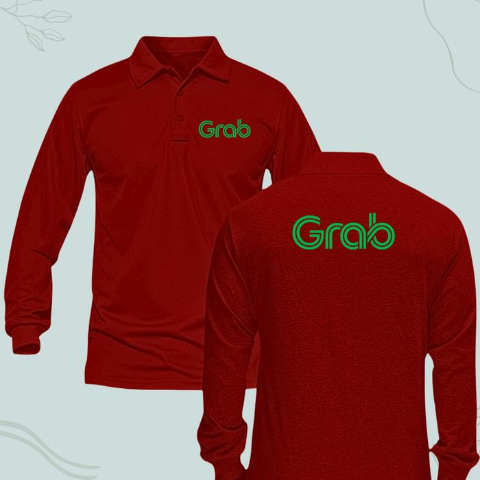 Gambar Baju Kaos Lengan Panjang Pria Wanita Dewasa Unisex Custom Sablon GRAB Seragam Tukang Driver Ojek Online Free Custome NAME Sablon Dtf - MARON, M dari azlastore_NEW undefined Tokopedia